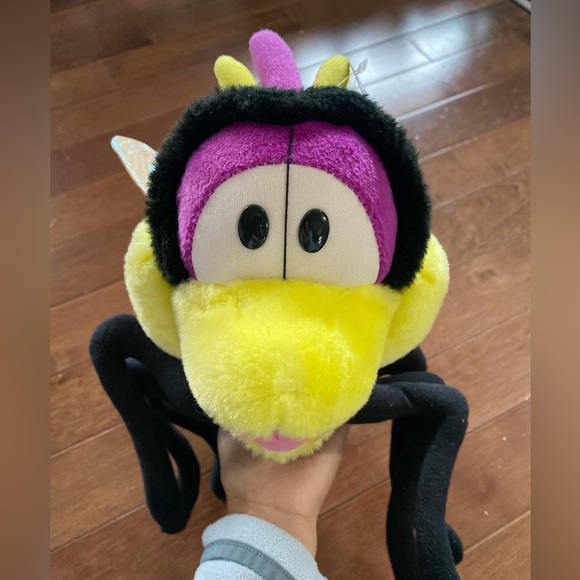 Toy Works Mosquito Plush stuffed Yellow Purple insect 21” - Picture 8 of 9